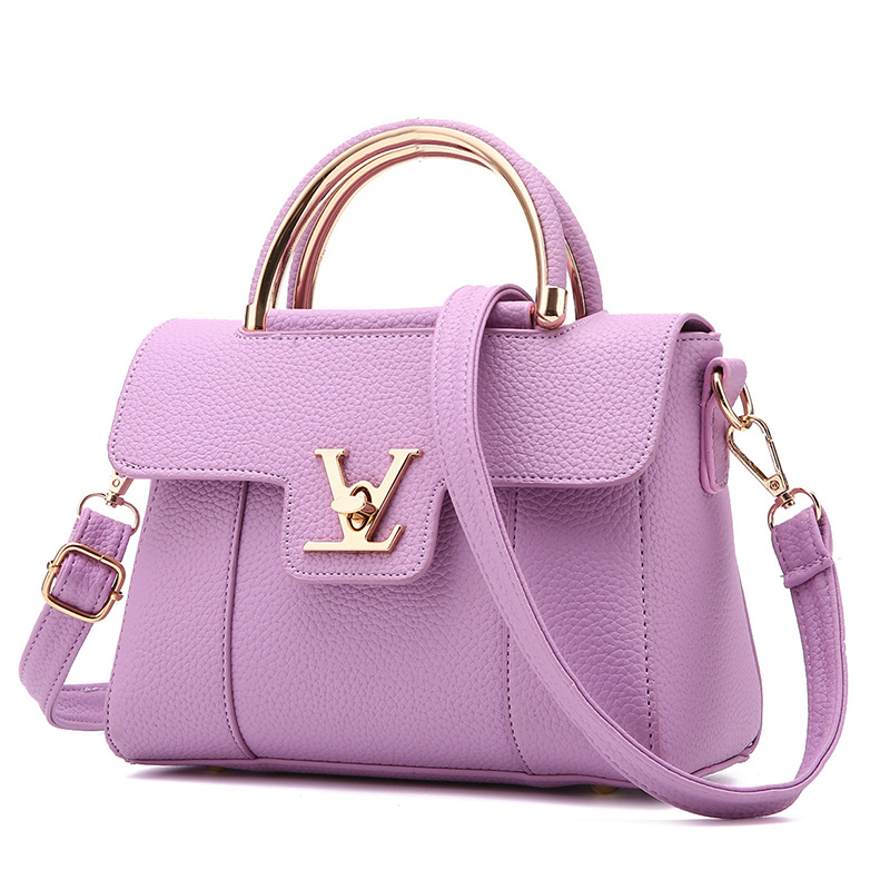  Tas  Fashion Wanita  Hot Flap V Warna  Purple